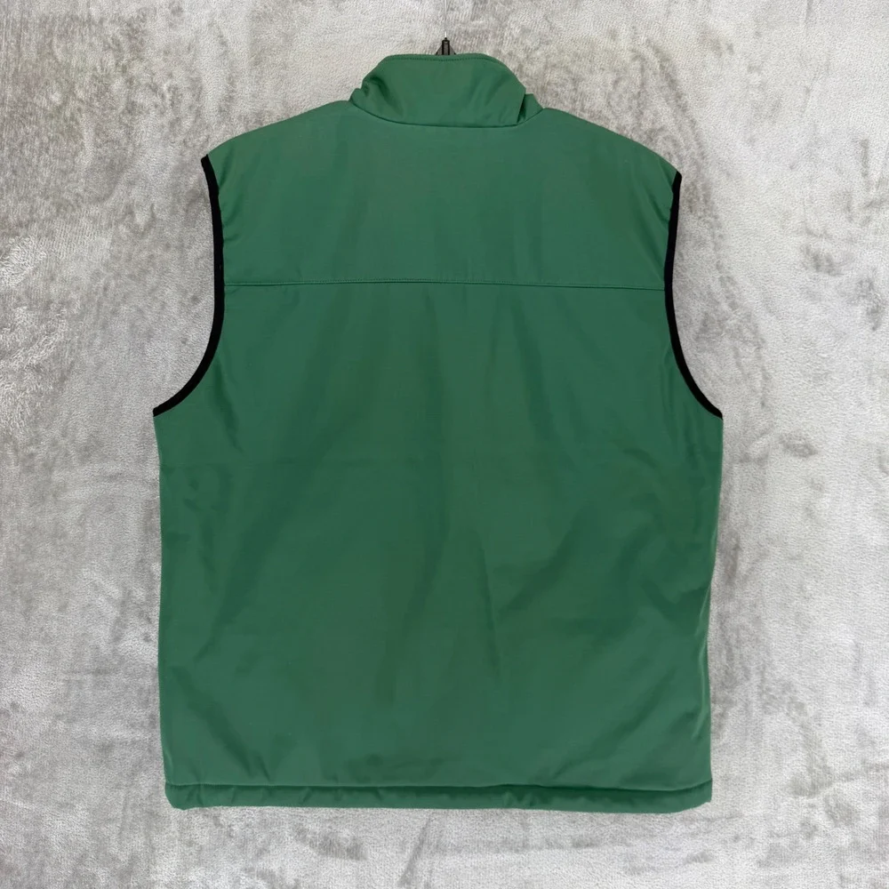 Clique Mens Green The Invitational Embroidered‎ Softshell Full Zip Vest Large L
